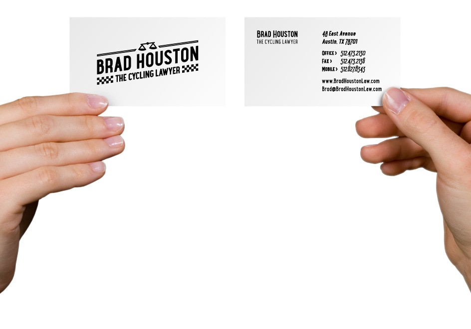 Brad Houston – The Cycling Lawyer Business Card