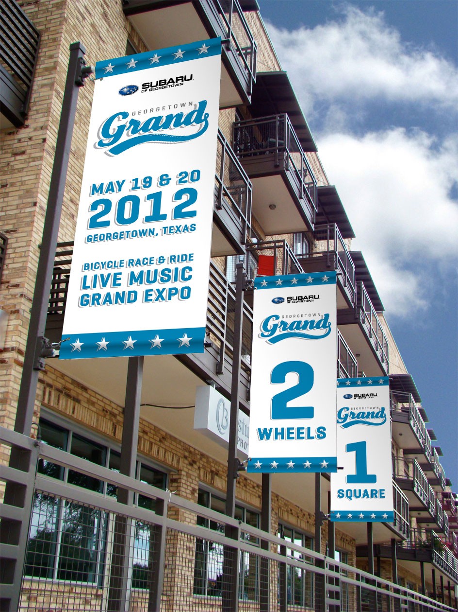 Georgetown Grand Website Logo Brand Identity Festival Expo Race Production Signage